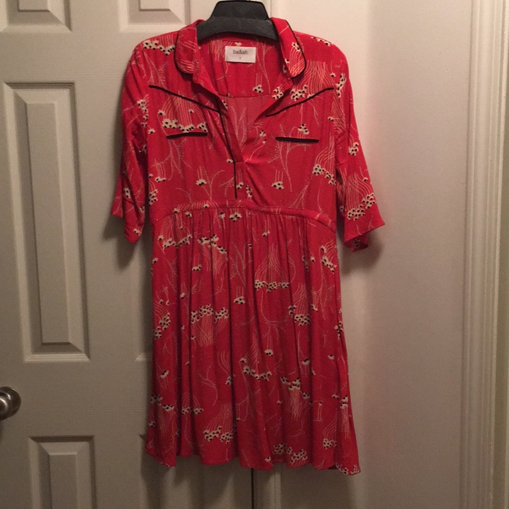 ba&sh Kyle Dress - Rouge - Picture 3 of 6